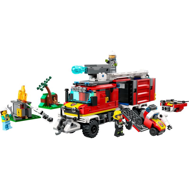 【レゴ 認定販売店】レゴ シティ 消防指令トラック 60374 【女の子も男の子も楽しめるおもちゃ】【自分だけの街づくり】【プレゼントに】 3