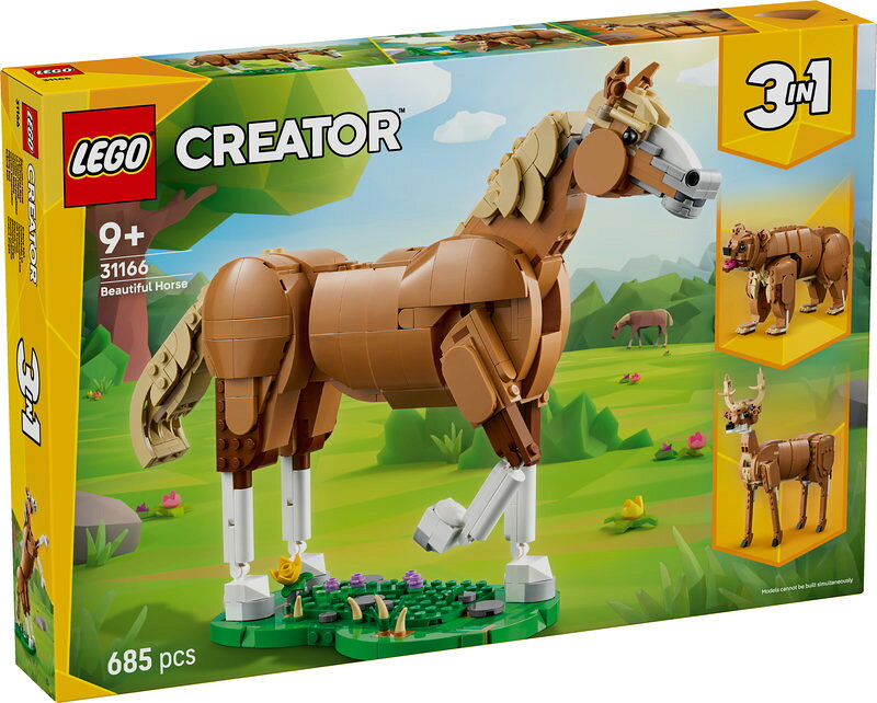 【レゴ 認定販売店】 レゴ クリエイター うつくしい馬 31166 おもちゃ 玩具 誕生日 プレゼント ブロック LEGO 女の子 男の子 子供 9歳 10歳 11歳 小学生 インテリア オシャレ フィギュア グッズ 母 父 - Image 3