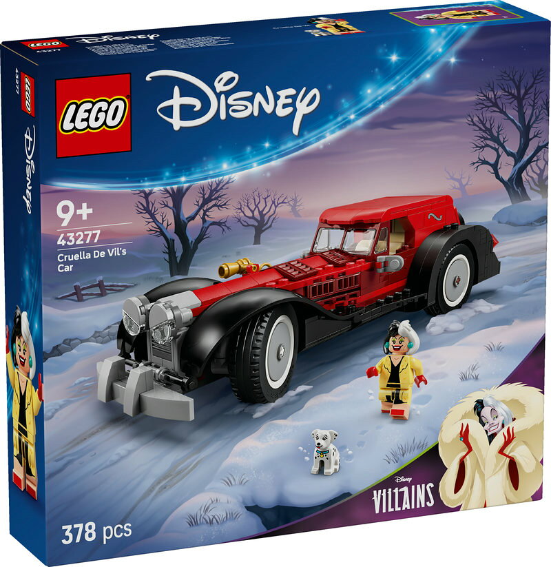 【流通 限定商品】 レゴ ディズニー クルエラの車 43277 おもちゃ 玩具 誕生日 プレゼント ブロック LEGO 女の子 男の子 子供 9歳 10歳 11歳 小学生 乗り物 車 ミニカー ディズニー グッズ - Image 3