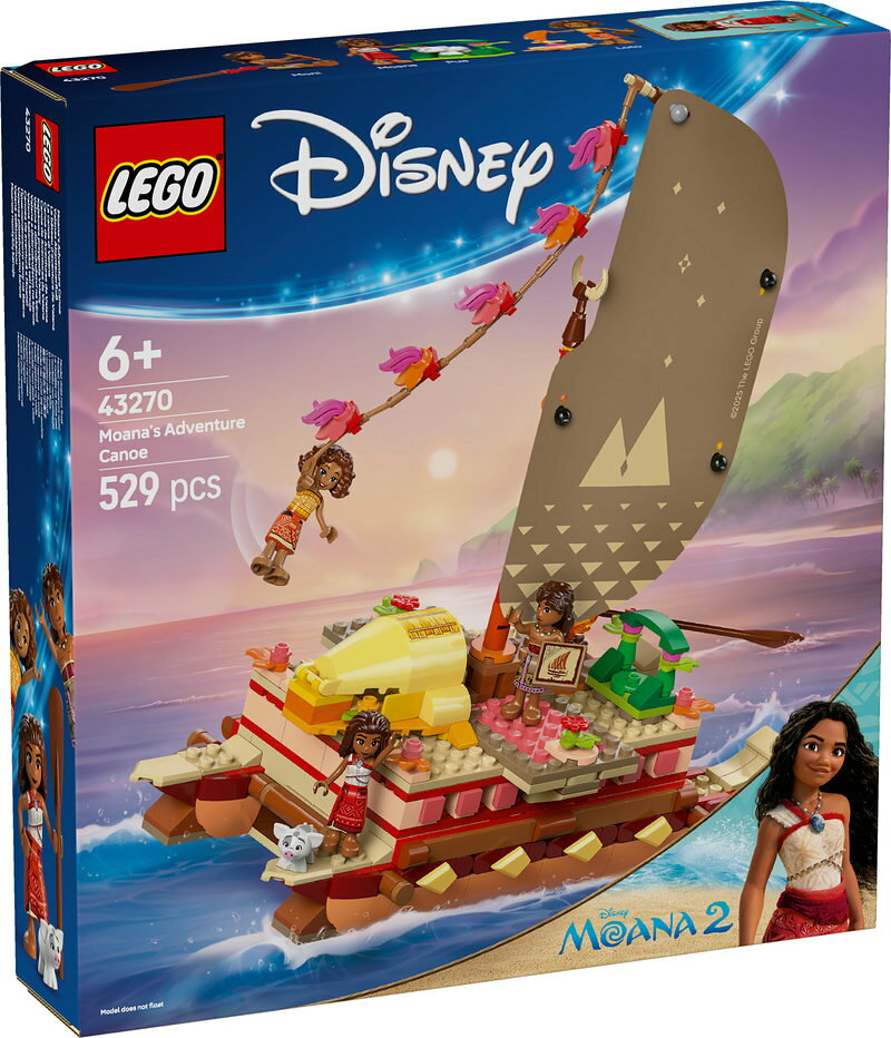 【レゴ 認定販売店】 レゴ ディズニープリンセス モアナのカヌー・アドベンチャー 43270 LEGO れご おもちゃ 玩具 誕生日 プレゼント ブロック 知育 女の子 男の子 子供 6歳 7歳 8歳 9歳 グッズ ごっこ遊び おままごと モアナと伝説の海 ディズニー 映画 - Image 3