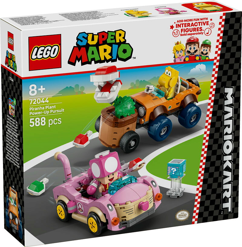 【流通 限定商品】 レゴ スーパーマリオ マリオカート かみつけ！パックンフラワー 72044 おもちゃ 玩具 誕生日 プレゼント ブロック LEGO 男の子 女の子 子供 8歳 9歳 10歳 小学生 - Image 3