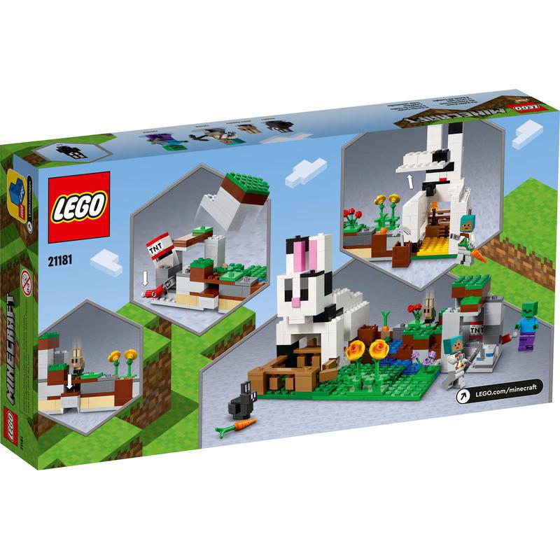 【レゴ(R)認定販売店】 レゴ マインクラフト ウサギ牧場 21181 || LEGO おもちゃ 玩具 ブロック 男の子 女の子 ゲーム フィギュア マイクラ プレゼント ギフト 誕生日 グッズ