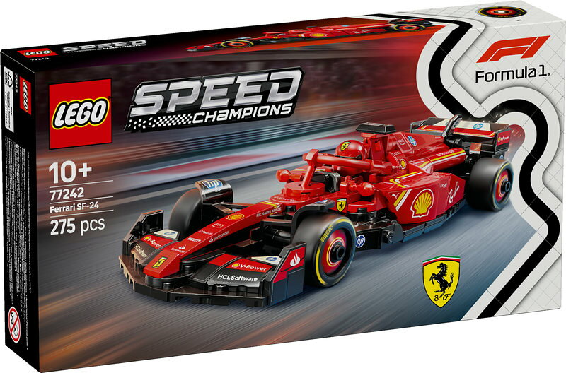 【レゴ 認定販売店】 レゴ スピードチャンピオン Ferrari SF-24 F1 レースカー 77242 おもちゃ 玩具 誕生日 プレゼント ブロック LEGO 男の子 女の子 子供 10歳 11歳 12歳 小学生 乗り物 車 ミニカー - Image 3