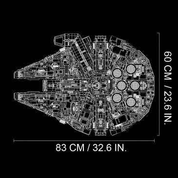 【流通限定商品】レゴ (LEGO) スター・ウォーズ ミレニアム・ファルコン 75192 || おもちゃ 玩具 ブロック 男の子 女の子 おうち時間 大人 オトナレゴ Star Wars キャラクター フィギュア 映画 宇宙 プレゼント ギフト 誕生日 クリスマス