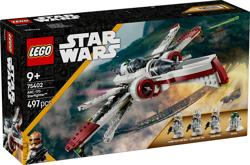 【レゴ 認定販売店】 レゴ スター・ウォーズ ARC-170 スターファイター 75402 おもちゃ 玩具 誕生日 プレゼント ブロック LEGO 男の子 女の子 子供 9歳 10歳 11歳 小学生 宇宙 - Image 3