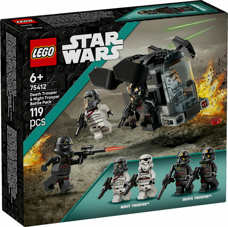 【レゴ 認定販売店】 レゴ スター・ウォーズ デス・トルーパーとナイト・トルーパー バトルパック 75412 【STAR WARS ファンヘ】【女の子 男の子 大人も楽しめるおもちゃ】【コレクターに喜ばれるギフト】【6歳 7歳 8歳 へおすすめ！】