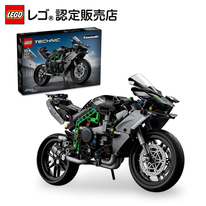 【レゴ 認定販売店】 レゴ テクニック Kawasaki Ninja H2R バイク 42170 【男の子も女の子も楽しめるリアルなおもちゃ】【大人も子供も 親子にオススメ】【工学への興味・関心を育てるプレゼン…