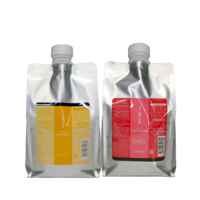Lebel ルベル IAU イオ クレンジング フレッシュメント 1000ml クリーム シルキーリペア トリートメント 1000ml 詰め替えセット 送料無料...