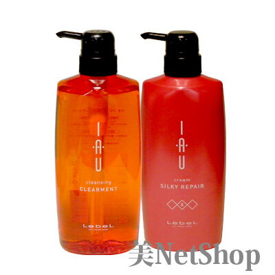 ルベル イオ クレンジング クリアメント シャンプー 600ml イオ クリーム シルキー リペア トリートメント 600ml セット Lebel IAU 送料...