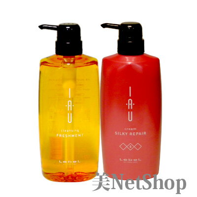 ルベル イオ クレンジング フレッシュメント シャンプー 600ml イオ クリーム シルキーリペア トリートメント 600ml Lebel IAU 送料無料 ...