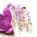 魅力的な耳元に。ダブルフラワーピアス