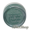 メール便送料無料 3Dカラーパウダー3.5g Natural Forest Green ネイル パウダー 3Dパウダー スカルプ