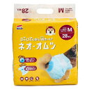 コーチョー ネオ・オムツ M 28枚 小・中型犬用(体重:5〜8kg)犬 おむつ ペット用品 マナー/介護/お出かけ/生理/お漏らし対策/シニア犬/高齢犬