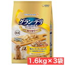 ユニ・チャーム グラン・デリ カリカリ仕立て1成犬用 味わいチーズ入り セレクト 1.6kg×3袋セット まとめ買い 国産 小分けパック 犬 ごはん ドライフー...
