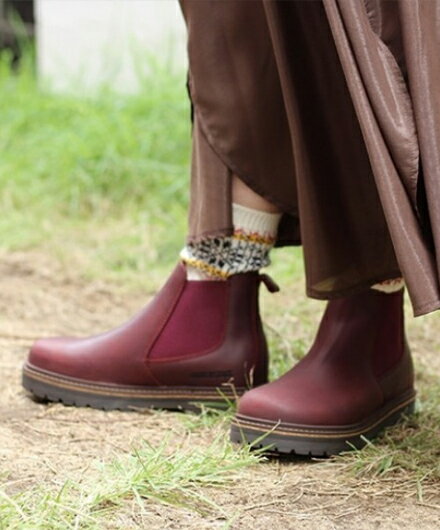 ＼ SALE ／[ ビルケンシュトック ] スタロン バーガンディ ヌバックレザー ブーツ レディース STALON 1..