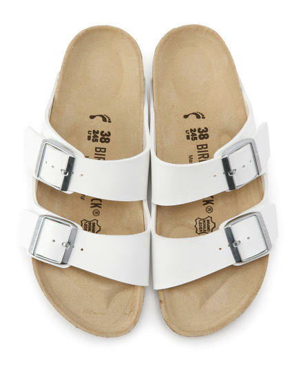 ＼ SALE ／[ ビルケンシュトック ] アリゾナ ホワイト ビルコフロー サンダル メンズ レディース 051733