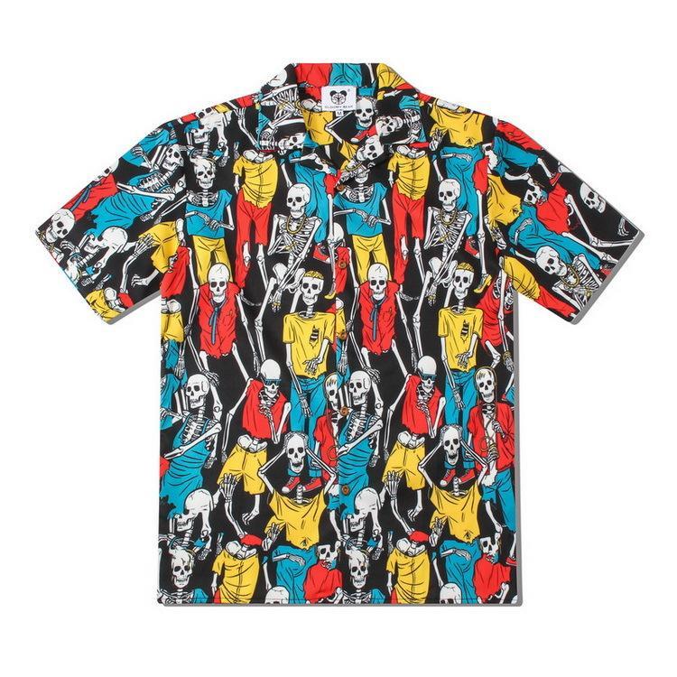 総柄シャツ メンズ 半袖シャツ アロハシャツ カジュアルシャツ 開襟シャツ ハワイシャツ 半袖 アメカジ 夏物 2025
