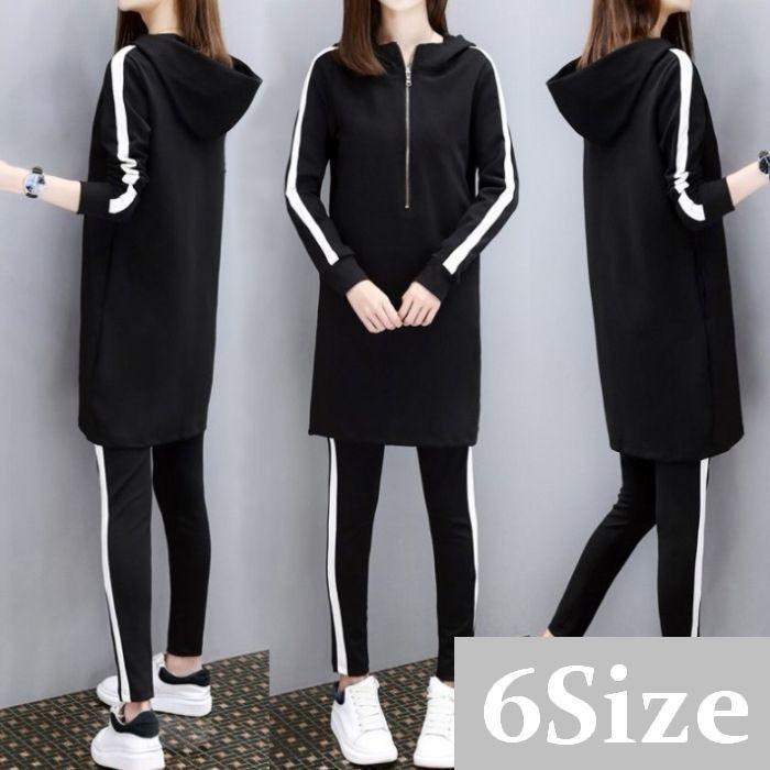 セットアップ 上下セット パーカー レギンス スパッツ トップス ボトムス 部屋着 ルームウエア スポー..