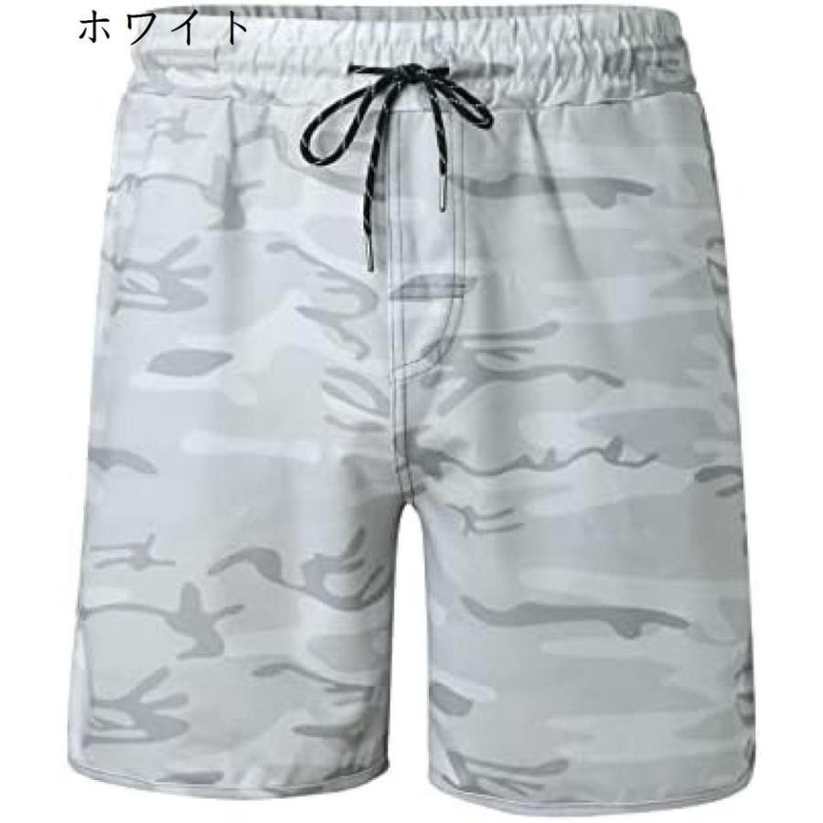 海水パンツ ハワイパンツ 短パン メンズ アロハパンツ ハワイ風 サーフパンツ 花柄 水着 ショートパンツ ビーチパンツ 吸水速乾 海