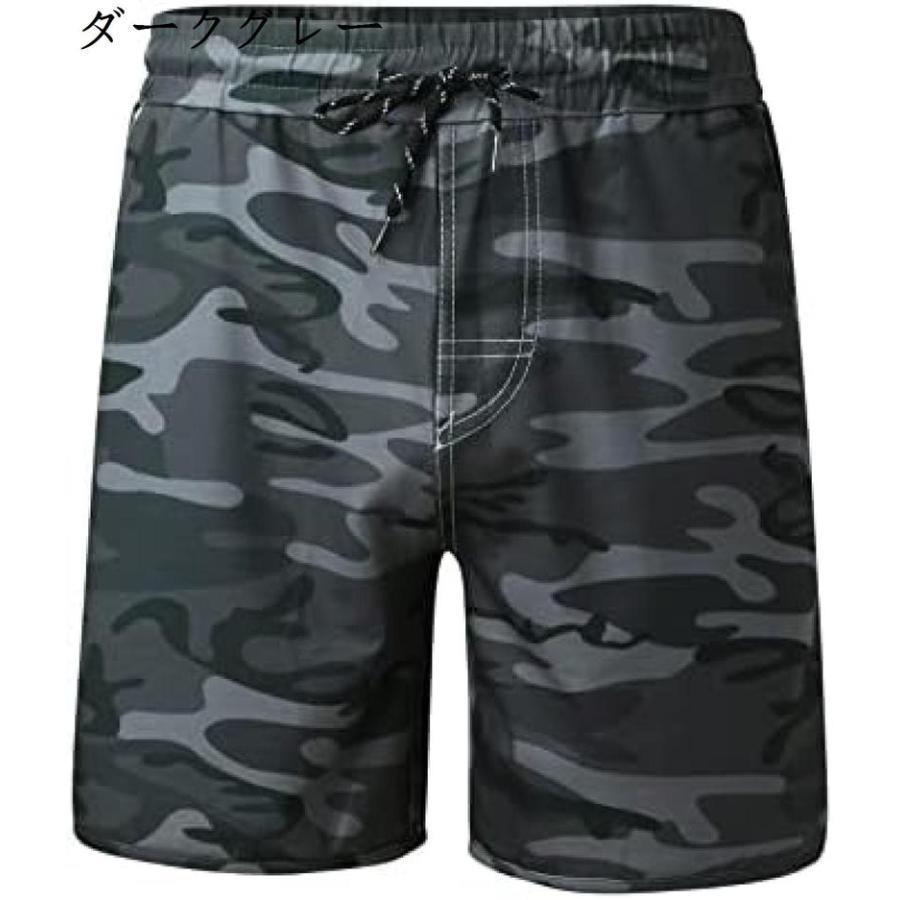 海水パンツ ハワイパンツ 短パン メンズ アロハパンツ ハワイ風 サーフパンツ 花柄 水着 ショートパンツ ビーチパンツ 吸水速乾 海