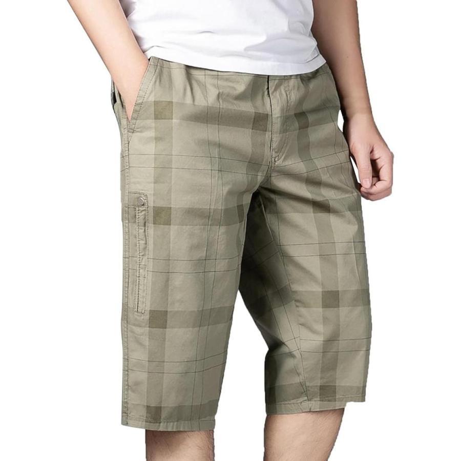 カーゴパンツ メンズ 半ズボン スポーツ 無地 短パン ワークアウトショート スウェットパンツ ハーフパンツ 5分丈 吸汗 速乾 夏 水着