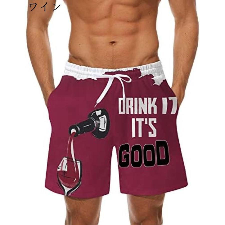 海水パンツ 水着 メンズ サーフパンツ 海パン ボートショーツ ラッシュガード UVカット 競泳用水着 水陸両用 通気 速乾 ハーフパンツ