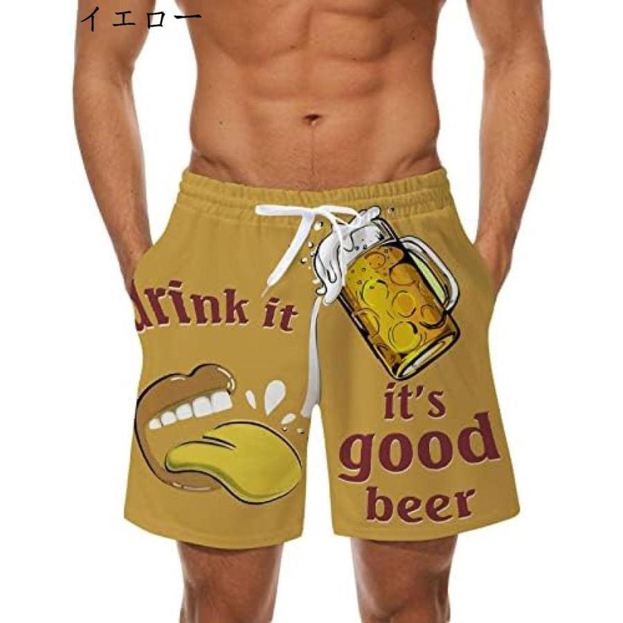 海水パンツ 水着 メンズ サーフパンツ 海パン ボートショーツ ラッシュガード UVカット 競泳用水着 水陸両用 通気 速乾 ハーフパンツ