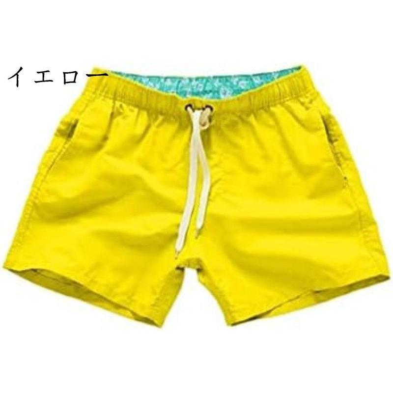 海水パンツ ショートパンツ 水着 メンズ サーフパンツ ハーフパンツ ビーチパンツ 海パンツ 水陸両用 スイムウェア 短パン 通気 速乾