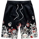 海水パンツ 水着 メンズ サーフパンツ 海パン サーフショーツ ボードショーツ ハーフパンツ インナー インナー付 ラッシュガード 膝丈(4)