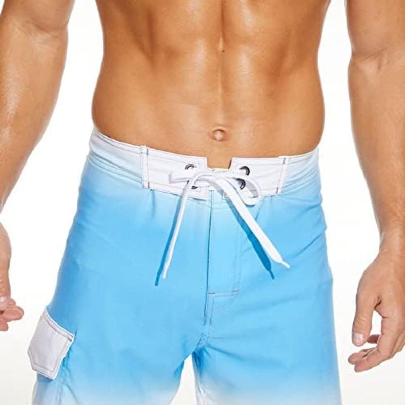 海水パンツ 男性 水着 サーフパンツ メンズ ショーツ 短パン ビーチパンツ 水着 海パン トランクス ゴムウェスト オシャレ メンズ