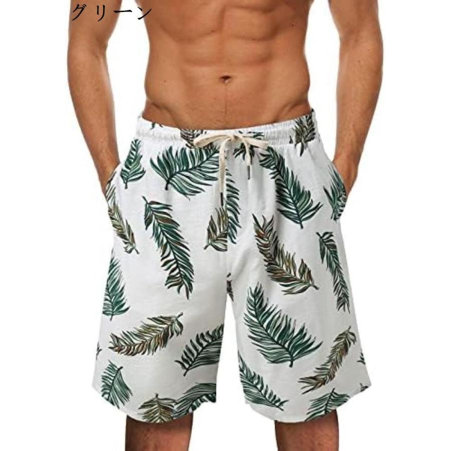 海水パンツ 短パン メンズ スポーツ メンズ 水着 サーフパンツ オシャレ 通気 速乾 海パン 水陸両用 大きサイズ トランクス 海水浴