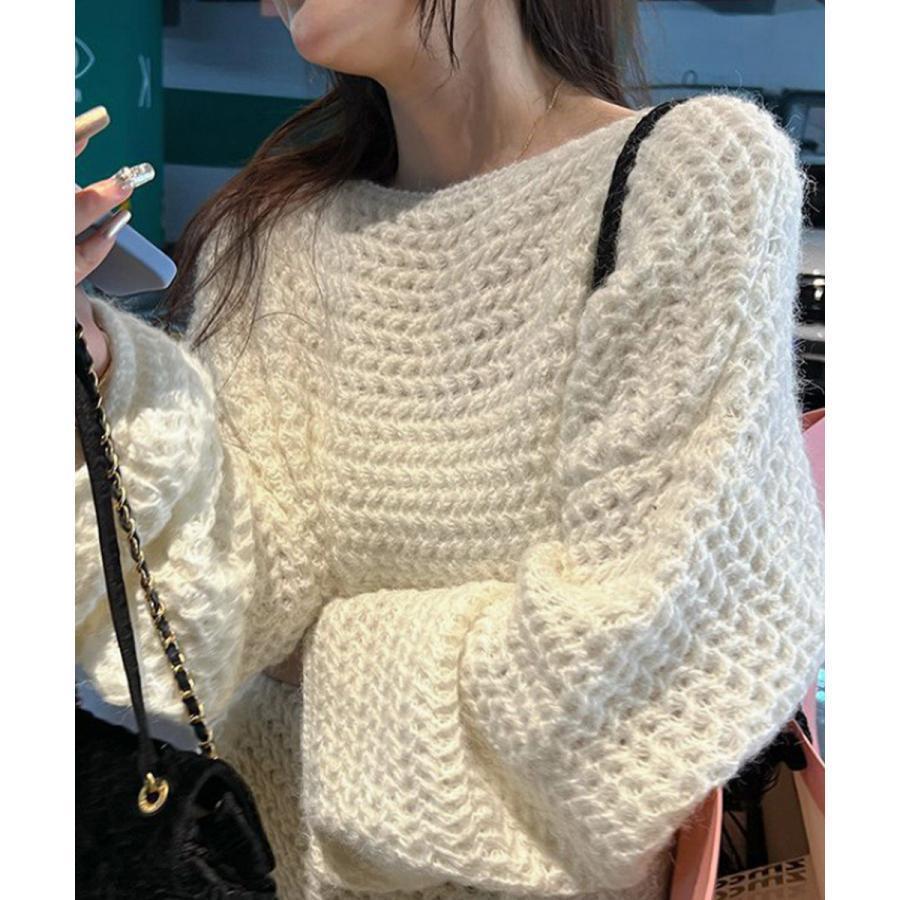 ローケージ ニットセーター 春 プルオーバー