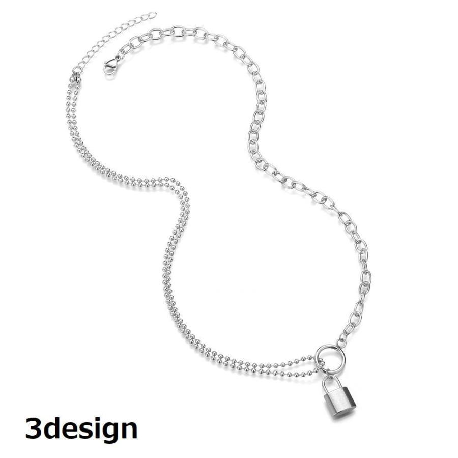 ネックレス レディース メンズ アクセサリー 鍵 南京錠 チェーン ファッション小物 シンプル かわいい おしゃれ カジュアル プレゼント ギフト