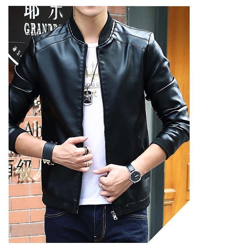 ライダース ジャケット PUレザー レザージャケット メンズ 革ジャン ライディング ジャケット アウター きれいめ シンプル 秋冬 17103 新作