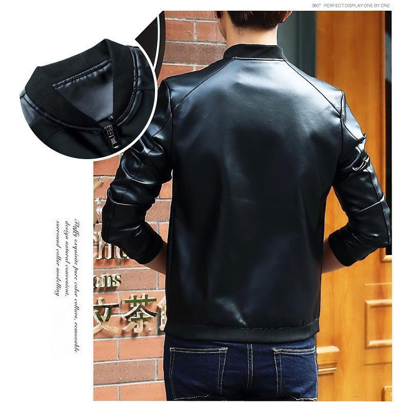 ライダース ジャケット PUレザー レザージャケット メンズ 革ジャン ライディング ジャケット アウター きれいめ シンプル 秋冬 17103 新作
