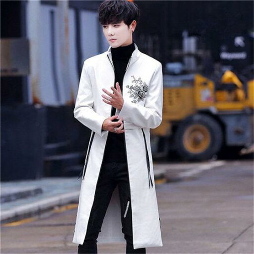 革コート メンズ ライダースジャケット ロングコート 大きいサイズ レザーコート シングル ライダース PUレザー おしゃれ 秋冬