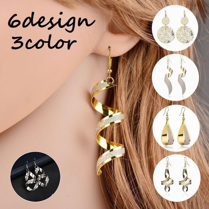 ピアス フックピアス アクセサリー ファッション小物 レディース ジュエリー スパイラル らせん おしゃれ ギフト プレゼント