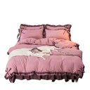 寝具カバーセット 4点セット高品質ベッド用品 可愛い 布団カバー ベッドカバー 北欧風 敷布団カバー 枕カバー ベッドシーツ 春夏 プレゼント ギフト