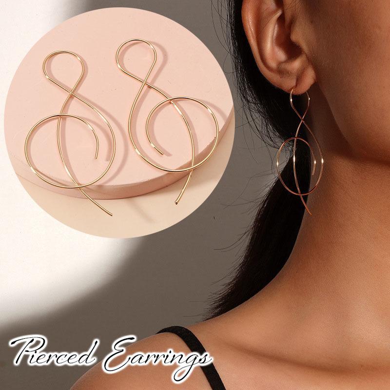 フープピアス レディース ト音記号 音符 音楽モチーフ 耳飾り アクセサリー おしゃれ かわいい 個性的 印象的 スタイリッシュ ユニーク ギフト プ