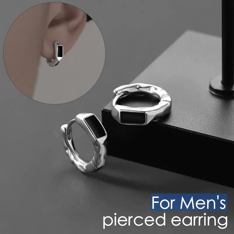 ピアス フープピアス リングピアス アクセサリー メンズ 男性 シンプル シルバーカラー かっこいい おしゃれ ギフト 記念日 誕生日 プレゼント 贈