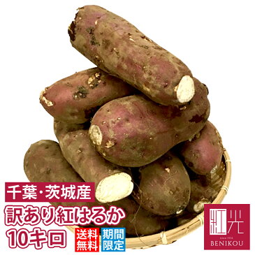 【訳あり】 紅はるか さつまいも 10kg 「北海道・沖縄・その他離島は送料+1100円」 甘藷 甘薯 お得 家庭用