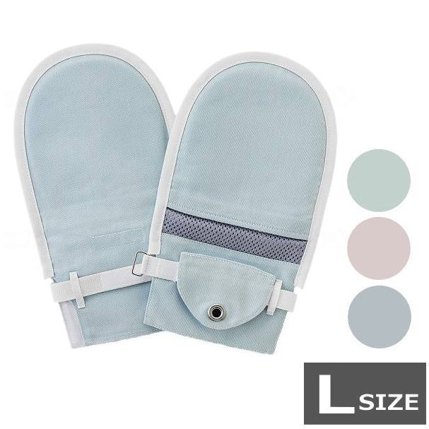 【介護用ミトン・Lサイズ】フドーてぶくろ No.3 保護パッド入り 1双（2枚）Lサイズ　両手セット（竹虎）【送料無料】