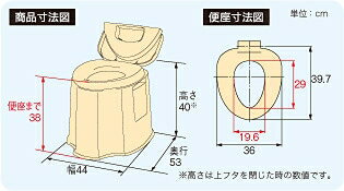 ポータブルトイレ GX 533093 アロン化成 安寿【送料無料】 介護用トイレ トイレ補助 おまる 大人用 高齢者 老人 シニア 介護用品 排泄 自活 樹脂製 狭い部屋