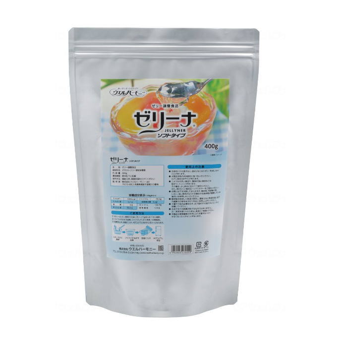 【ゼリー調整食品】ゼリーナ ソフトタイプ 400g ウェルハーモニー［軽減税率対象商品］