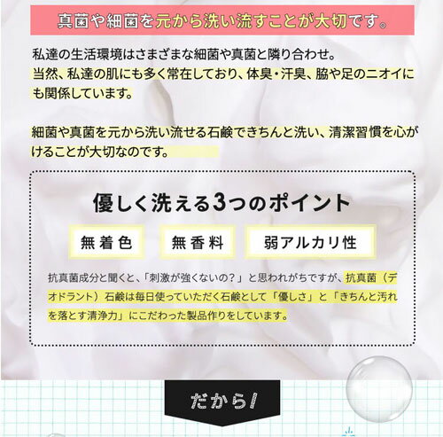 勉強堂デオドラントソープ医薬部外品わきが腋臭ゆうメール送料無料