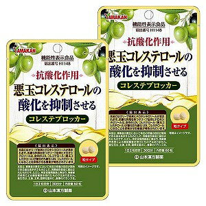 山本漢方 コレステブロッカー 60粒×2個セット メール便送料無料