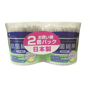 ピップ 抗菌綿棒(200本入×2個)のサムネイル