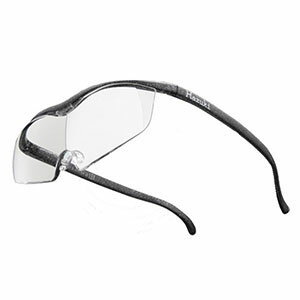 ハズキ ラージ 1.85倍 クリアレンズ ブラックグレー