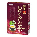 特徴 本品はどくだみ100％の使いやすいティーバッグタイプのお茶です。国産のどくだみを原料に、国内の工場で製品化しています。 ノンカフェインですので、お休み前のリラックスタイムにもおすすめです。毎日の健康管理にお役立ていただけます。 お召し上がり方 【煮出してのご利用】 ●よく沸騰している約500mlの熱湯に本品1袋を入れ、5〜10分間を目安に弱火で煮出してください。●煮出す時間はお茶の色や香りでお好みによって調節してください。●程よい色と良い香りが出ましたら、火を止めてポットで保温するか冷蔵庫で冷やしてお召し上がりください。●煮出した後、ティーバッグをそのまま入れておきますと、苦味が出てくることがありますので、必ず取り出してポットなどに移してください。 【急須でのご利用】 温めた急須に本品1袋を入れ熱湯を注ぎ、5〜10分ほどじっくりと蒸らしてお好みの濃さでお召し上がりください。 原材料 どくだみ【製造国：日本　原料原産国：日本】 広告文責くすりの勉強堂TEL 0248-94-8718文責：薬剤師　薄葉 俊子 ■発売元：オリヒロ 370-2464 群馬県富岡市南蛇井51-1 0120-87-4970