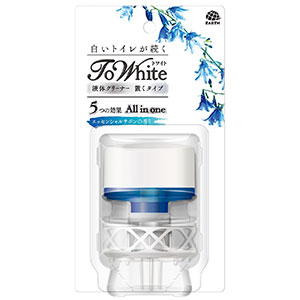 ToWhite(トワイト) 液体クリーナー 置くタイプ 容器付き エッセンシャルサボン(65mL)